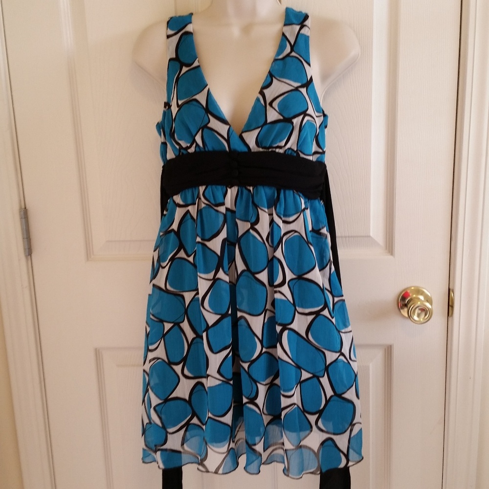 CALIX Sundress Size M Blue/White/Black
